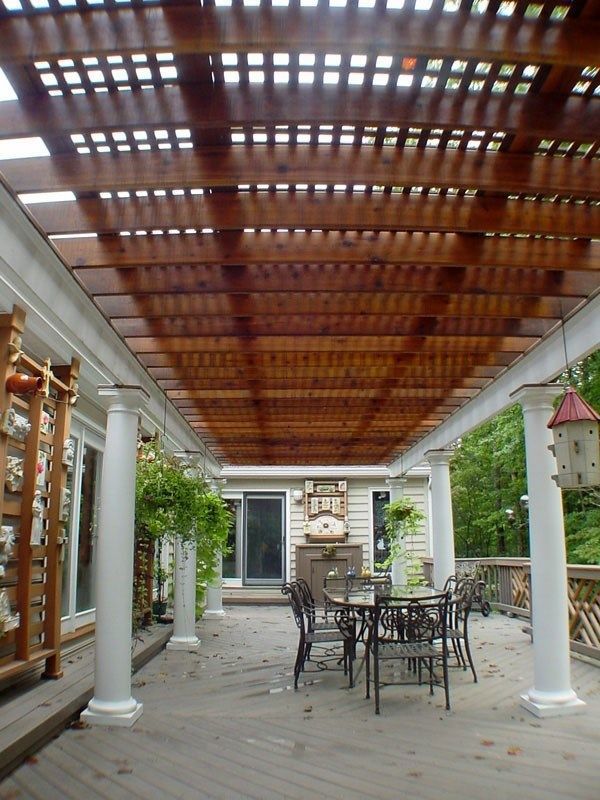 Patio With Trellis System