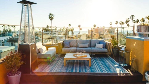 Urban West Coast Deck With Pacific Views