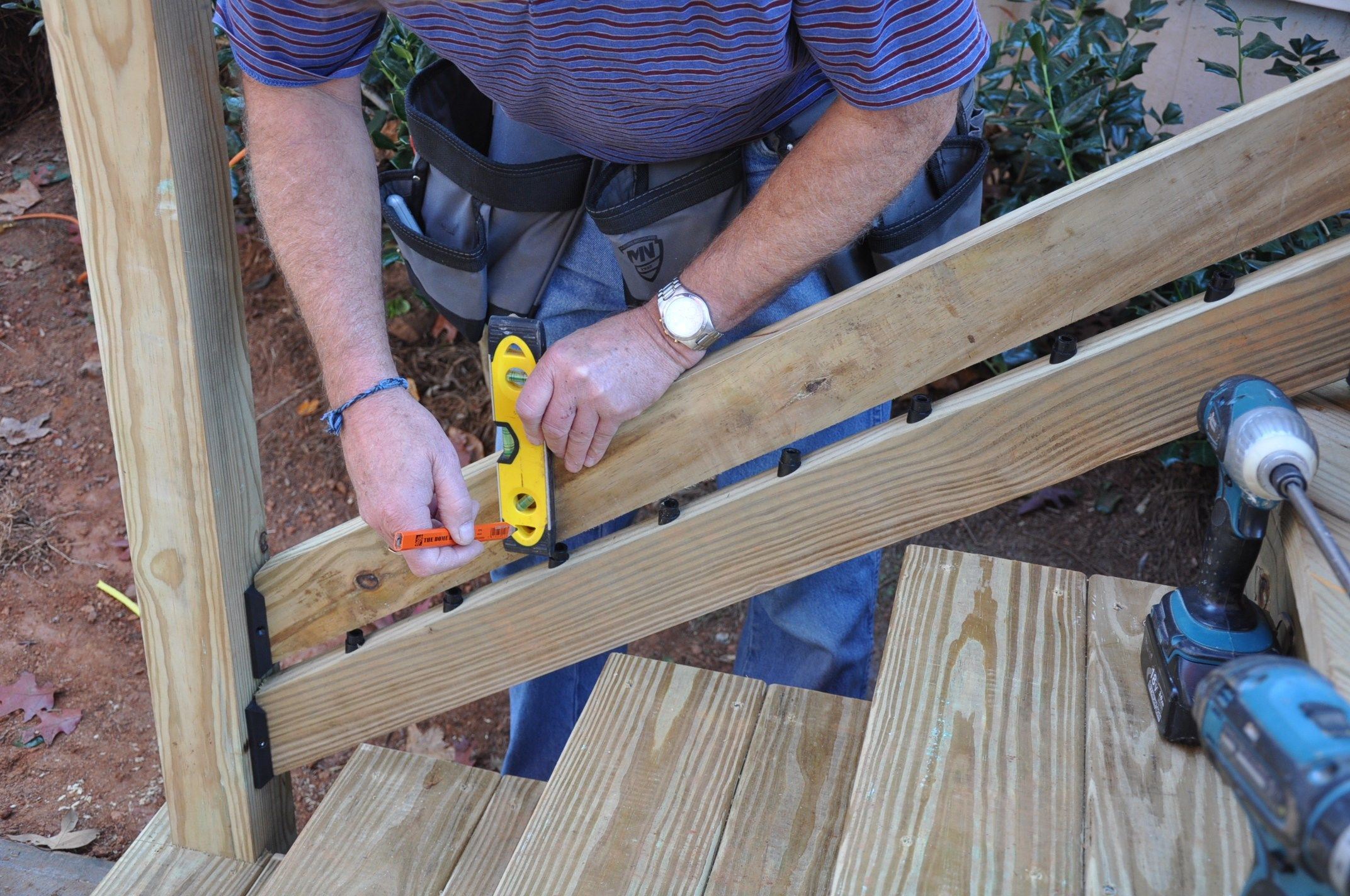 Building & Installing Deck Stair Railings | Decks.com | Decks.com by Trex