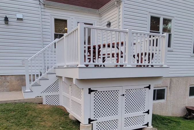 Under Deck Trash Storage
