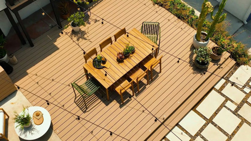 Arial Photo Of Ground Level Deck