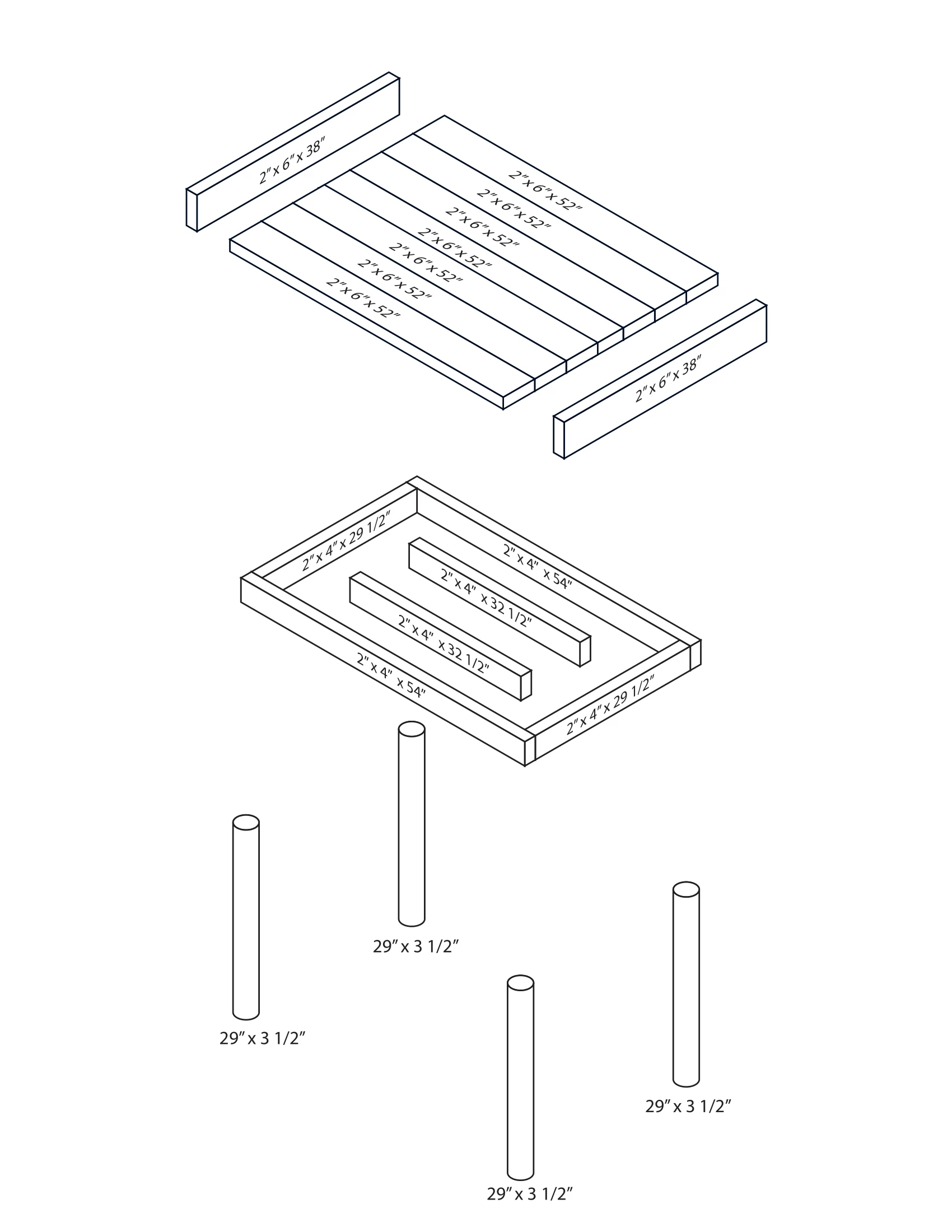 Backyard Outdoor Patio Table