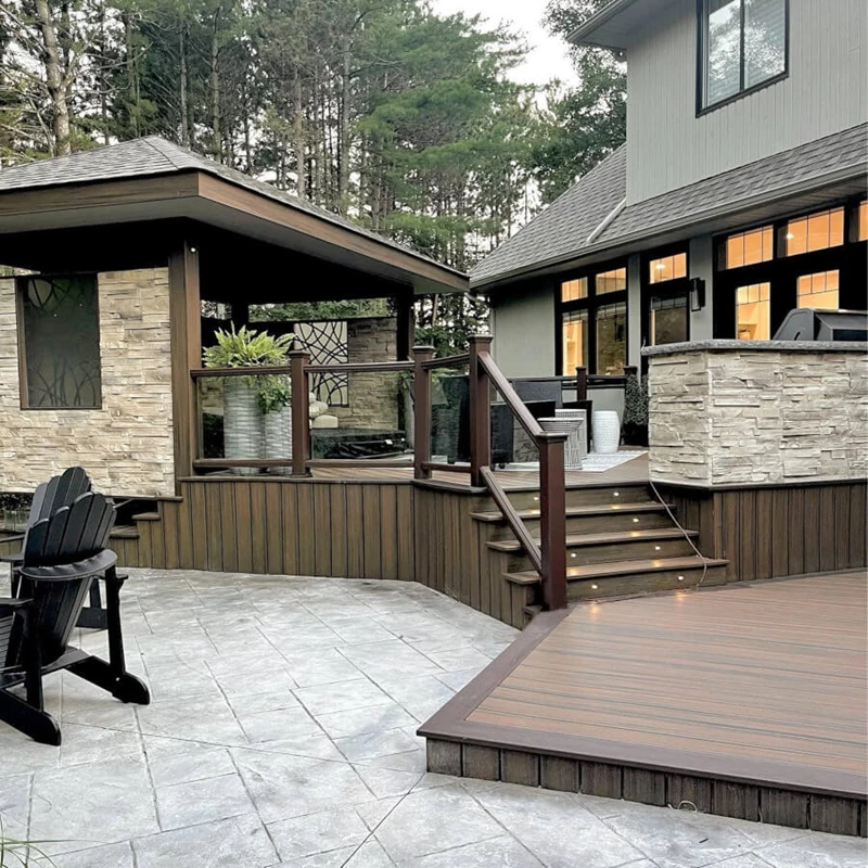 Patio With Stone Pavers