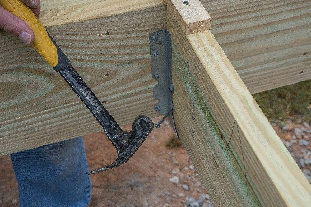 Scab onto the joist.