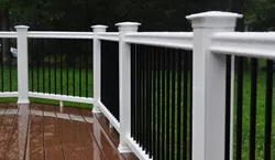 A beautiful deck rail.