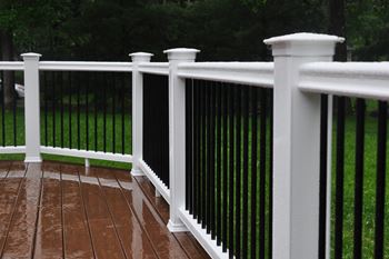 A beautiful deck rail.
