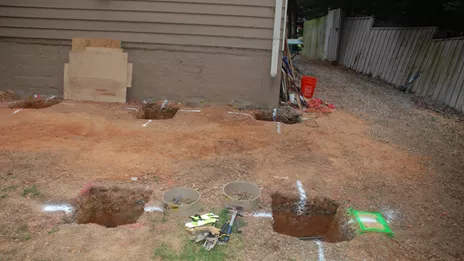 Digging Deck Footings