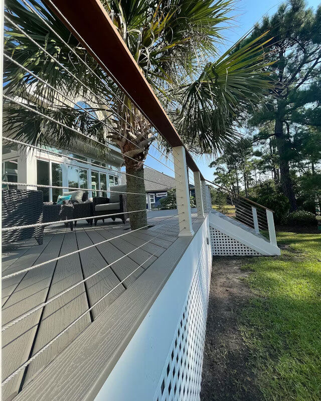 Deck Cable Railing Design Inspiration