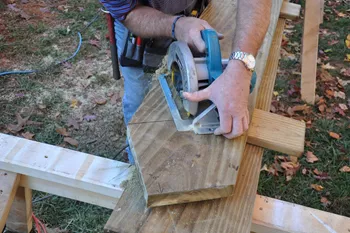 Always wear safety glasses when using power tools.