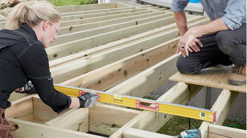 Sloping A Deck For Drainage