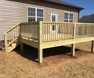 New house deck