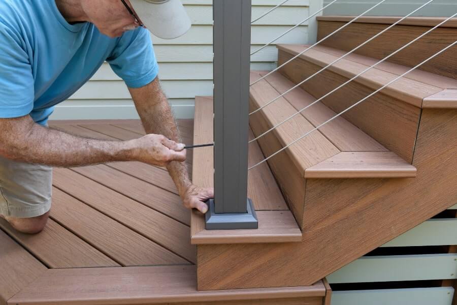 Cable Deck Railing Ideas & DIY Installation