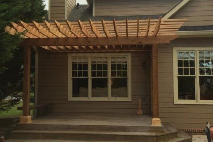 Cedar Pergola Deck - Picture 4019 | Decks.com